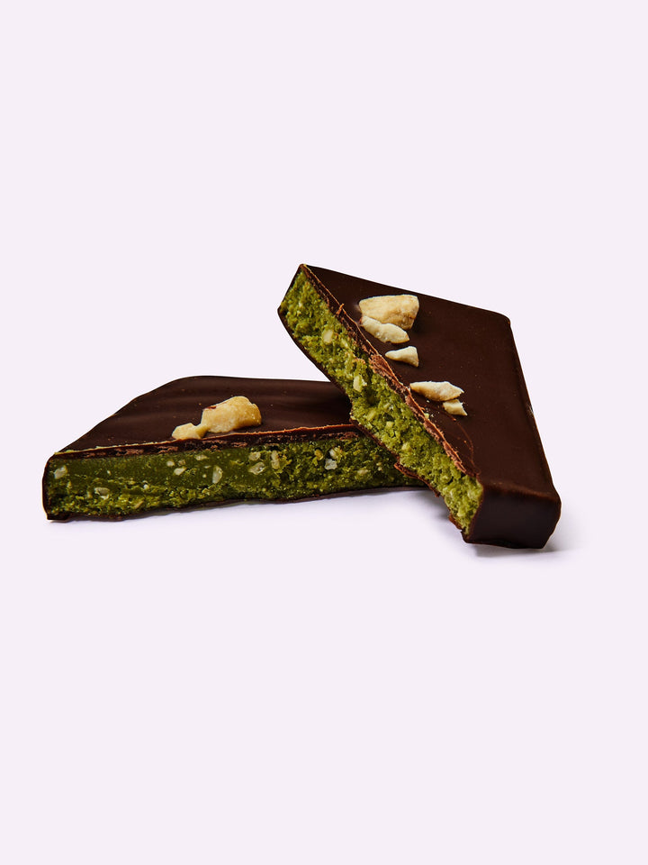 High Vibes raw dark Chocolate Cashew & Matcha
