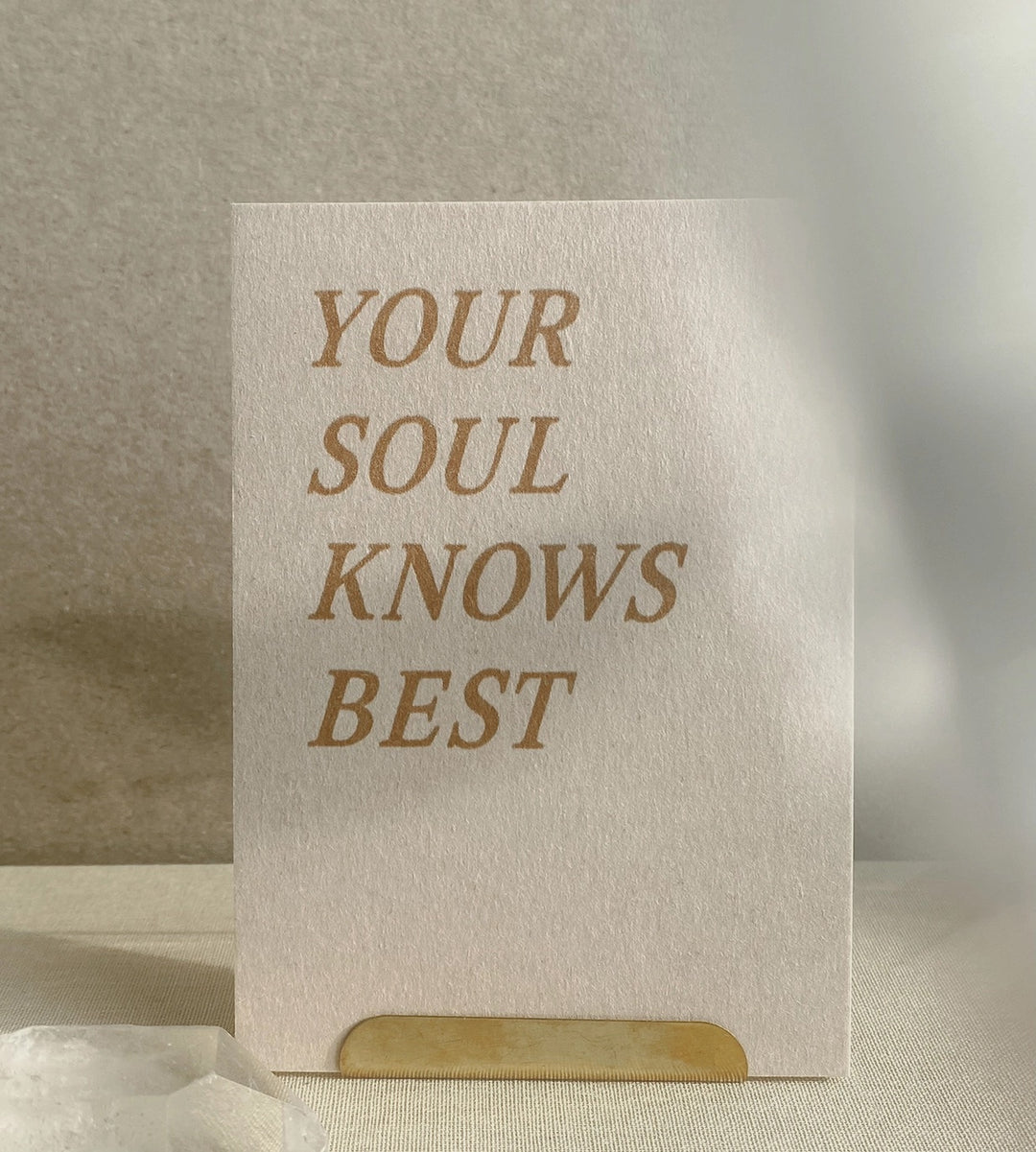 Anna Cosma Your Soul knows Postkarte Mini