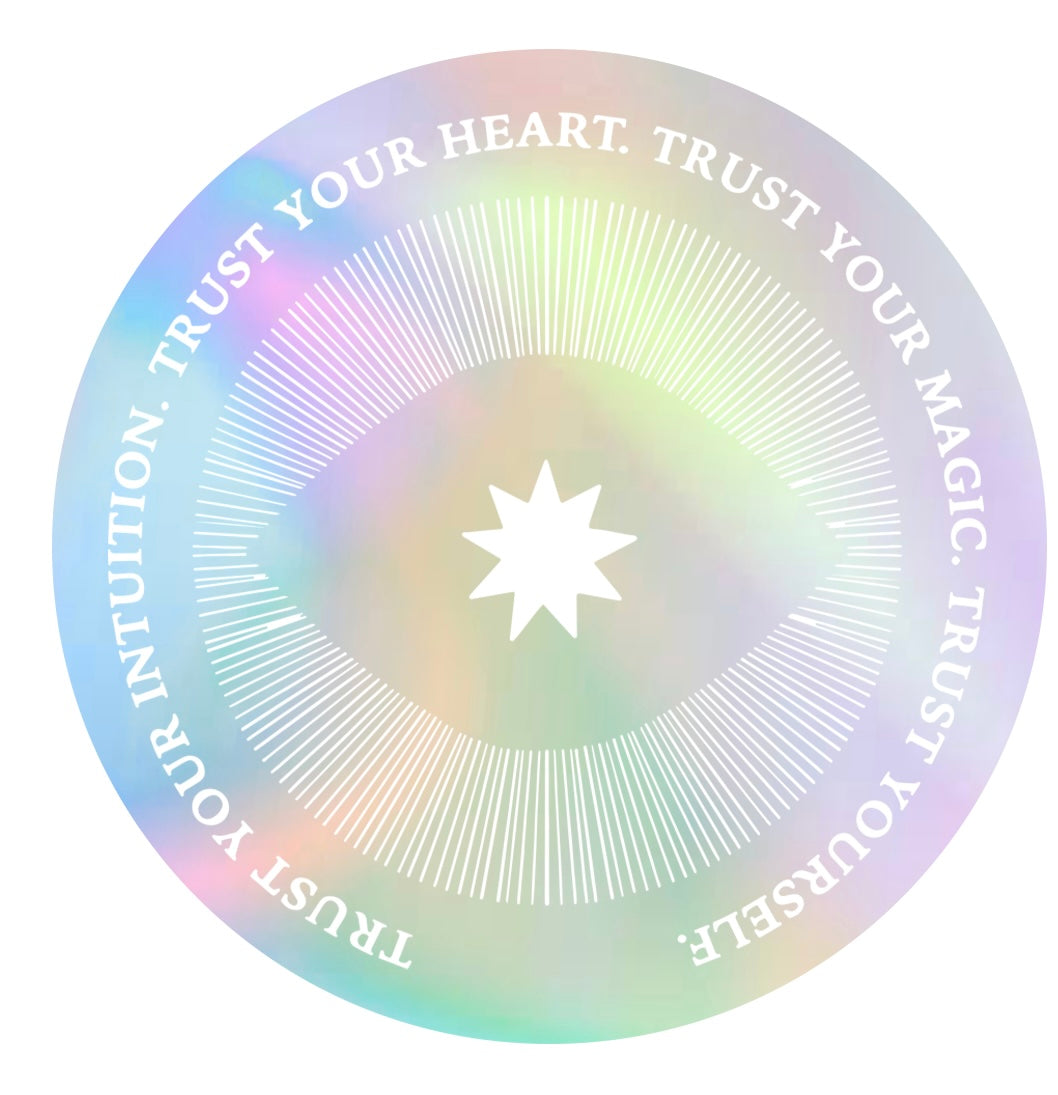 Anna Cosma Holographic Sticker Trust your Magic
