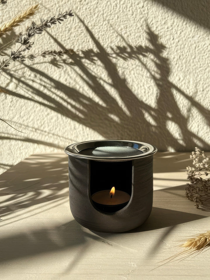 Räucher Stövchen dunkel