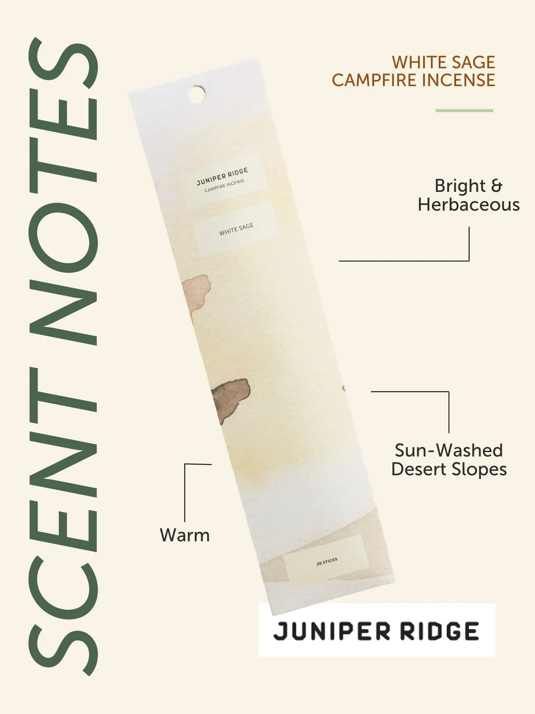 Campfire Räucherstäbchen – Weißer Salbei