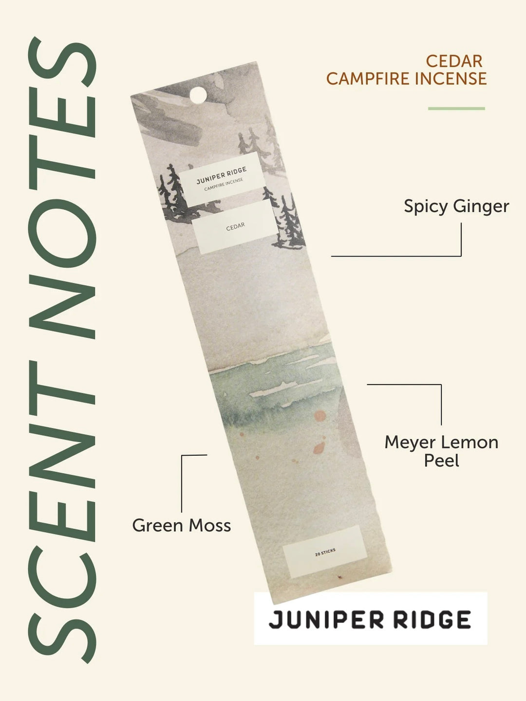 Campfire Räucherstäbchen – Cedar