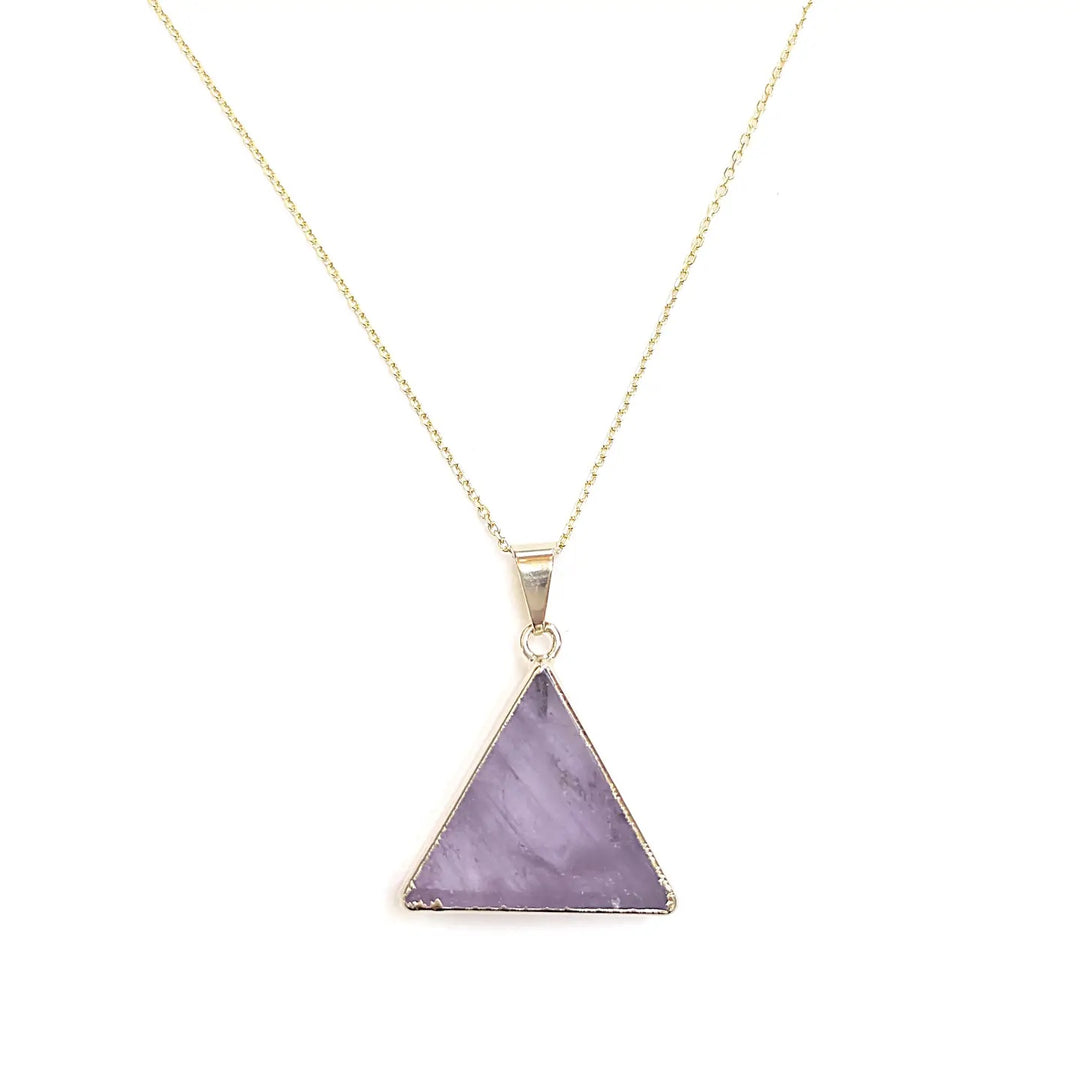 Amethyst Kette vergoldet