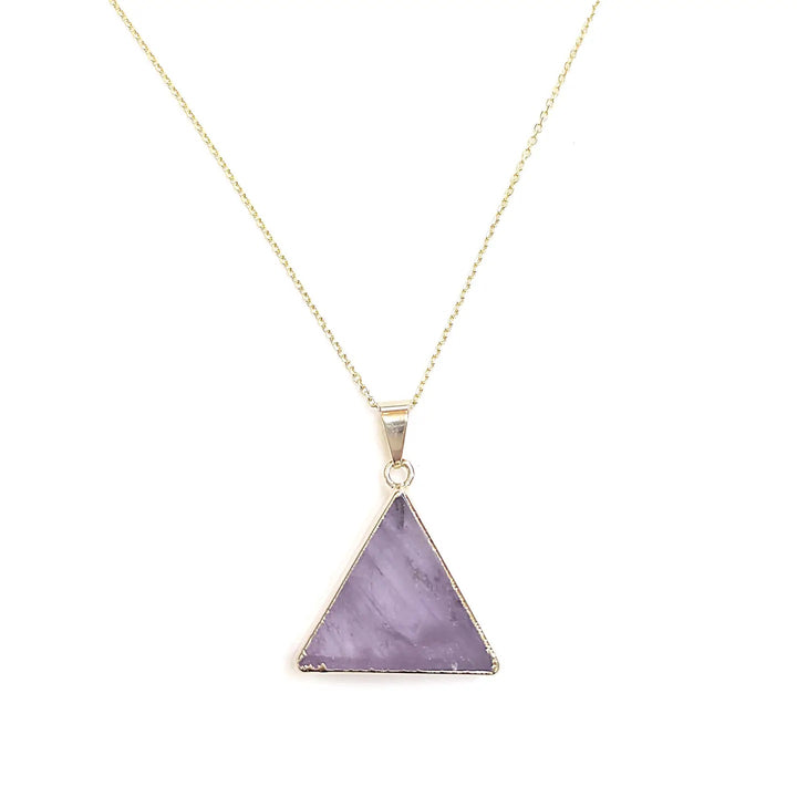 Amethyst Kette vergoldet