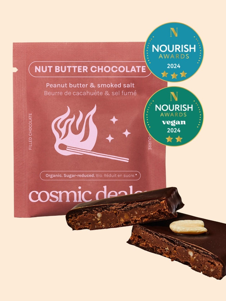 High Vibes raw dark Chocolate Peanut Butter & Somked Salt