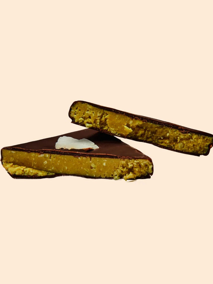 High Vibes raw dark Chocolate Coconut & Tumeric