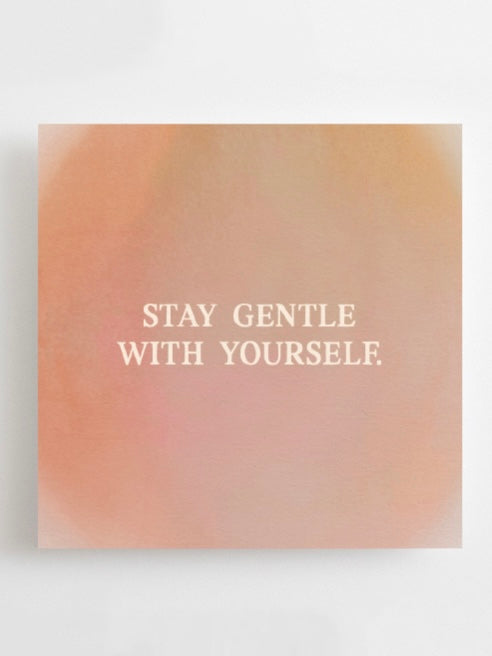 Anna Cosma Stay Gentle Postkarte Mini