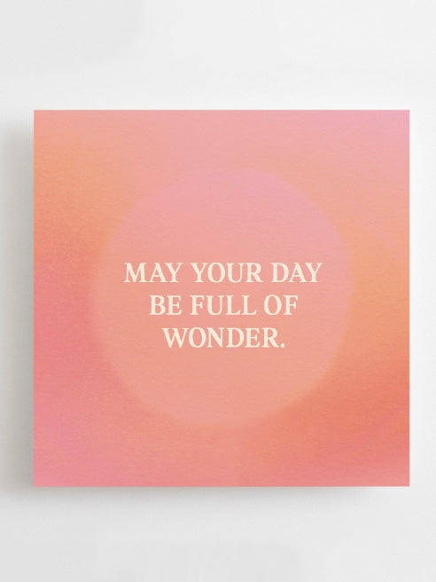 Anna Cosma May your day be full of wonder Postkarte Mini