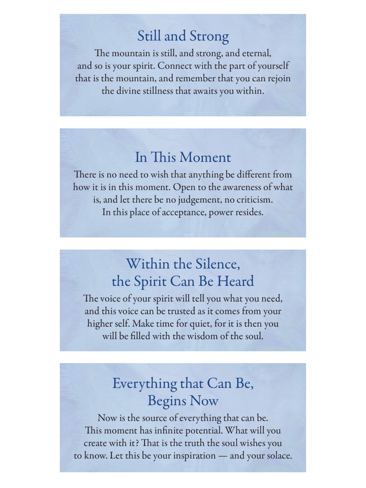 Calming Inspirations Deck - Lucy cavendish engl.