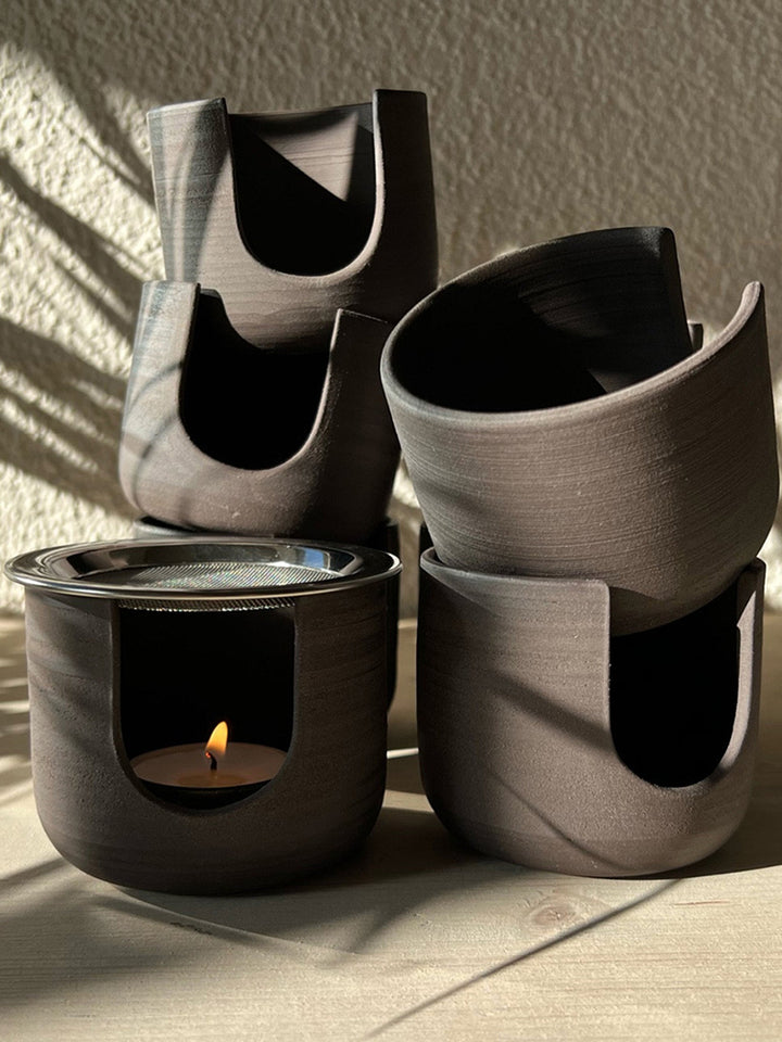 Räucher Stövchen dunkel