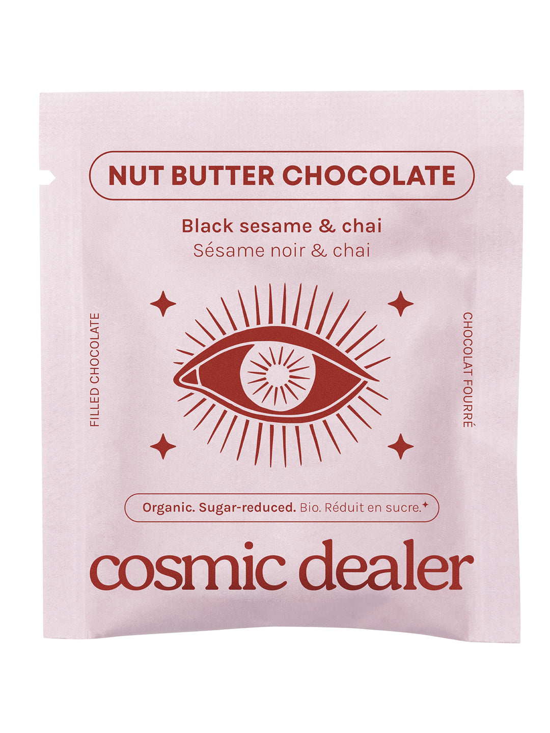 High Vibes raw dark Chocolate Black Sesame & Chai