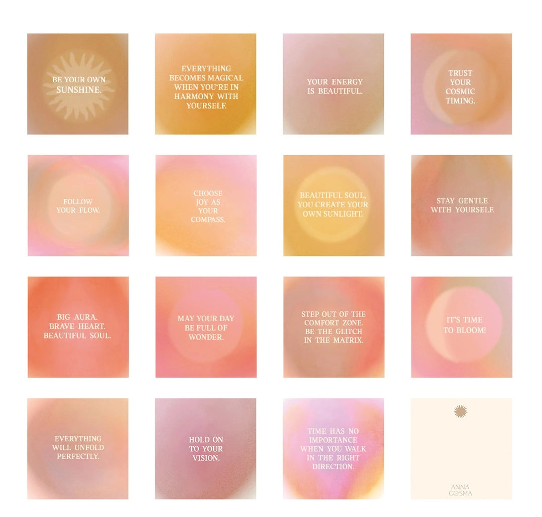 Be your own sunshine Set 15 Karten Anna Cosma