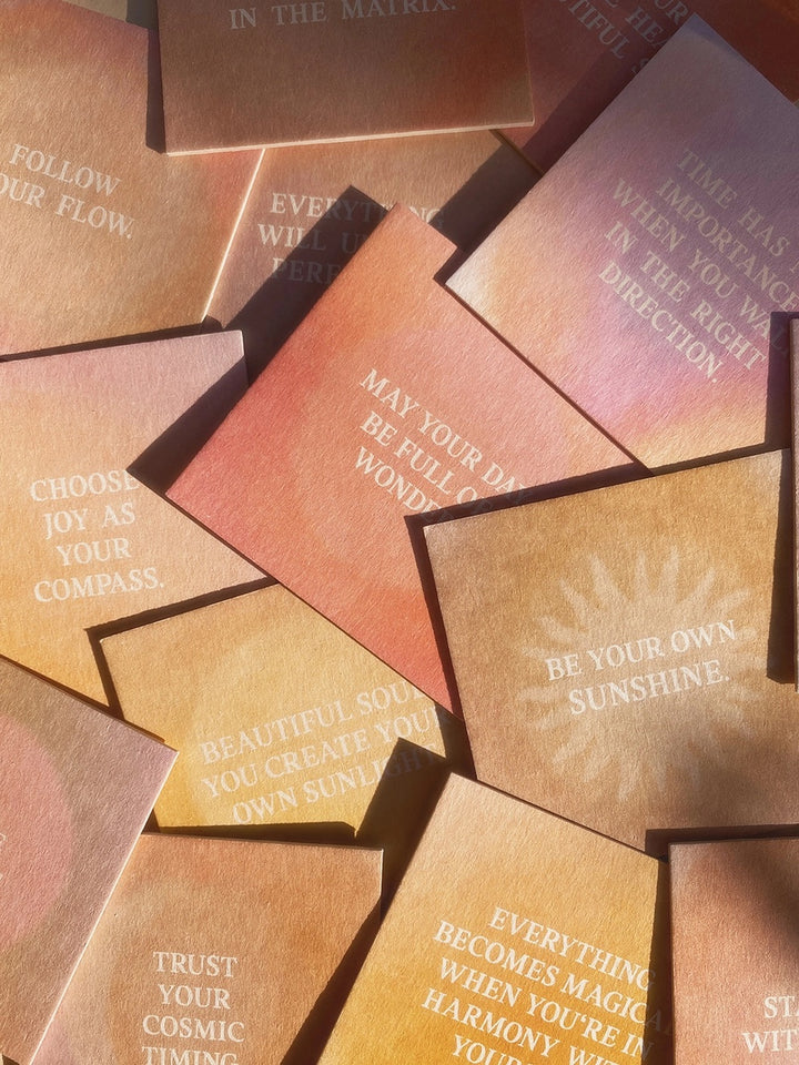 Be your own sunshine Set 15 Karten Anna Cosma