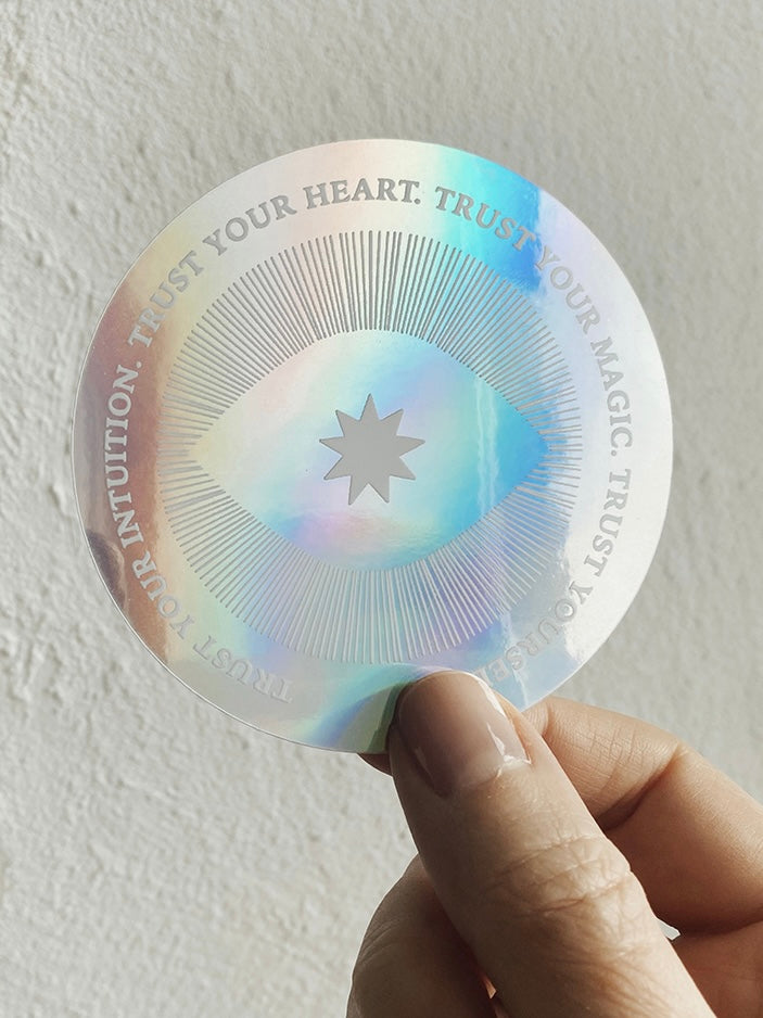 Anna Cosma Holographic Sticker Trust your Magic