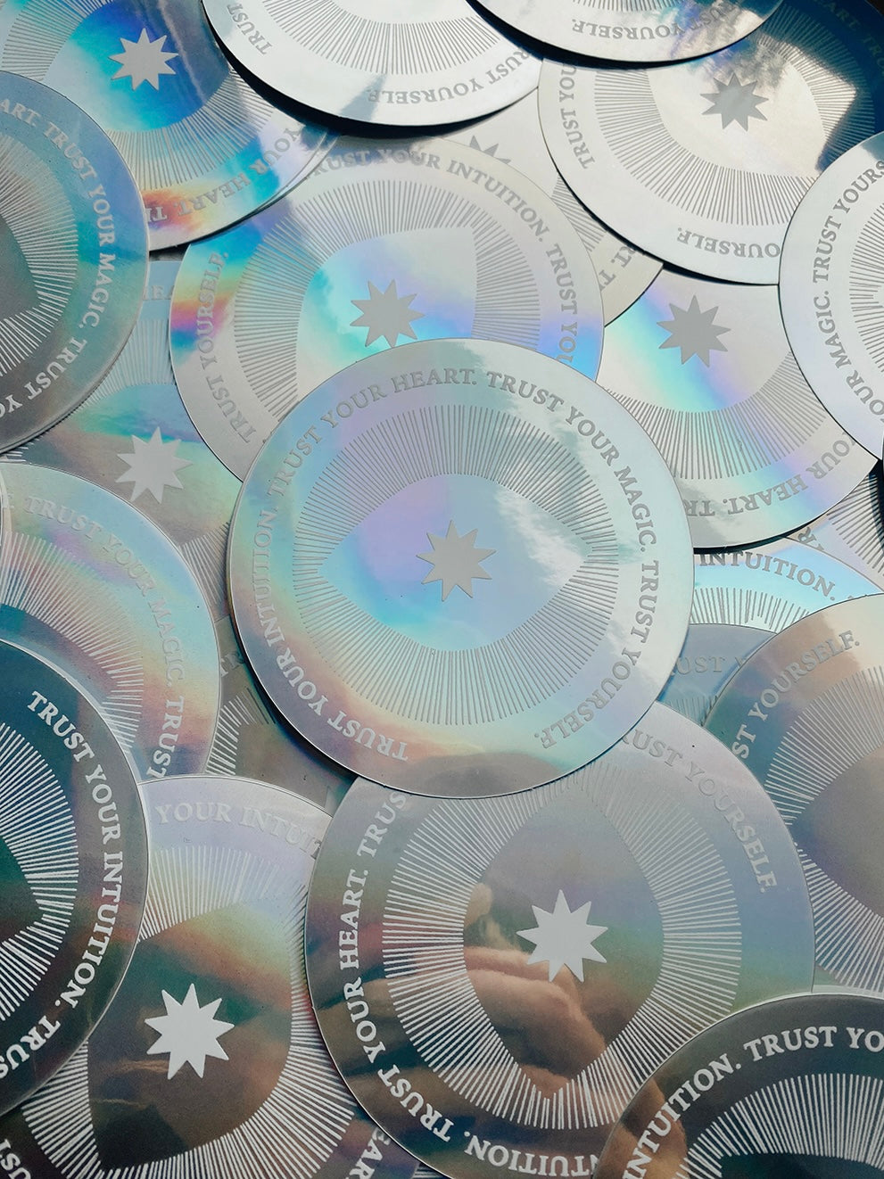 Anna Cosma Holographic Sticker Trust your Magic