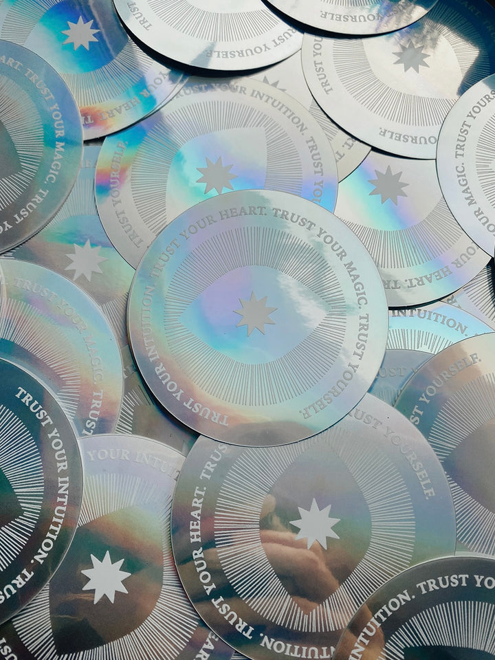 Anna Cosma Holographic Sticker Trust your Magic