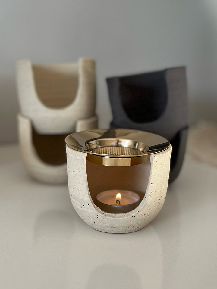 Räucher Stövchen Sand